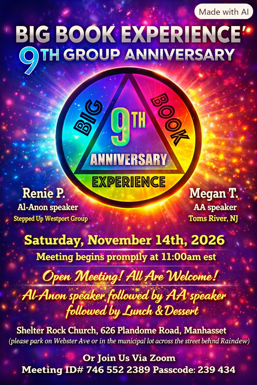 Nassau General Services Meeting poster